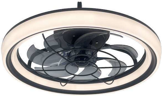 Atman Ανεμιστήρας Οροφής 47cm με Φως Λευκός FAN-1106-BL