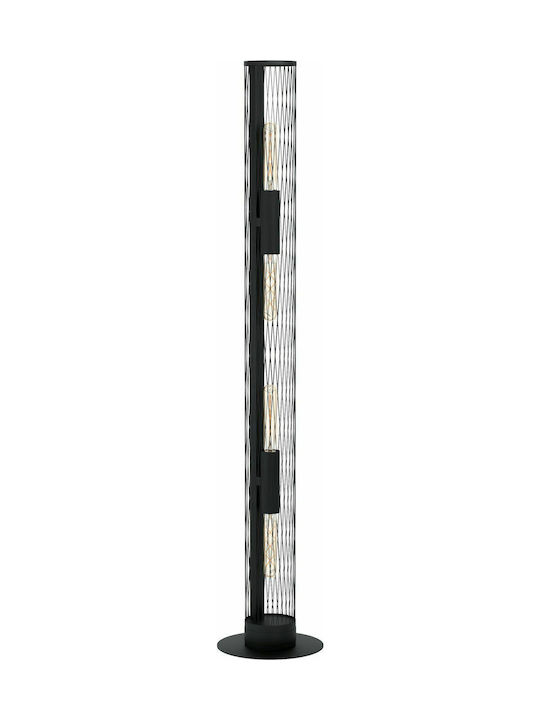 Eglo Redcliffe Μοντέρνο Φωτιστικό Δαπέδου Υ135.5xΜ12εκ. με Ντουί για Λαμπτήρα E27 σε Μαύρο Χρώμα Κωδικός: 43537