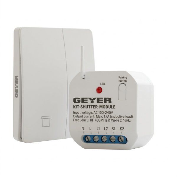 Geyer Smart Switch Wi-Fi & RF 1.7A KIT-SHUTTER