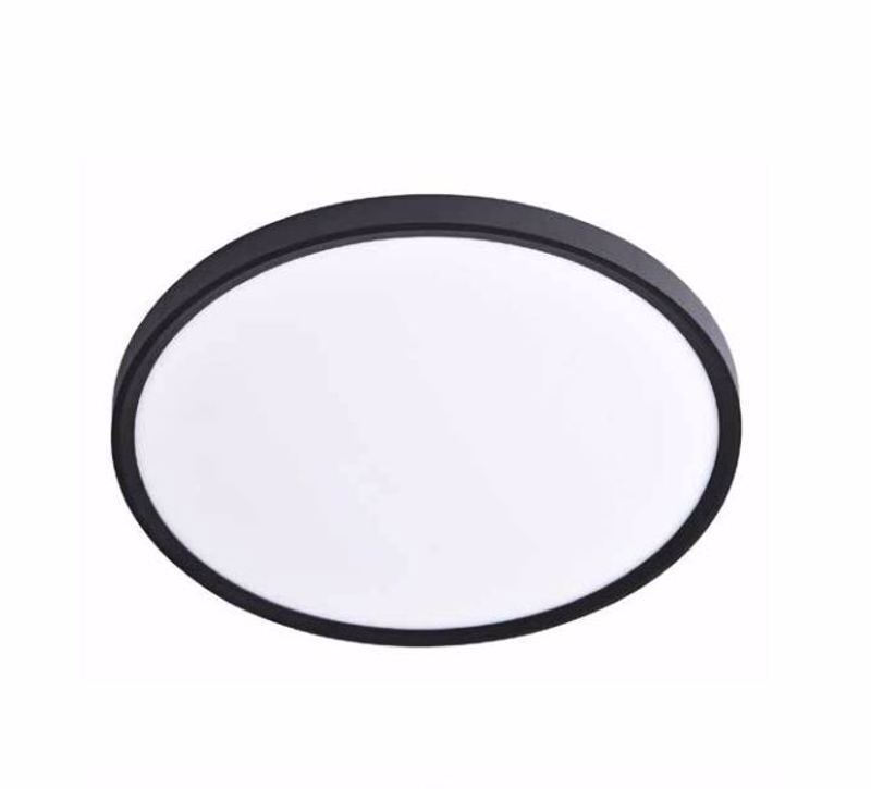 InLight Πλαφονιέρα Φωτιστικό Οροφής LED 18W 3CCT Φ23cm 42036-E-Black-Μαύρο 42036-E-Black