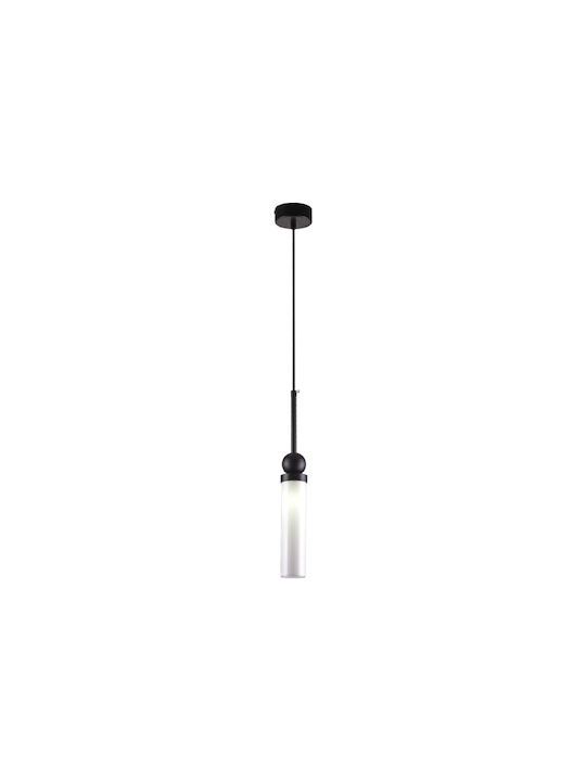 Inlight LED Κρεμαστό φωτιστικό μαύρο 1xG9 από μέταλλο και plexiglass 4074