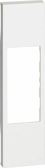 Legrand Living Now Μετώπη Πρίζας Δικτύου-Τηλεφώνου RJ11/RJ45 σε Λευκό Χρώμα KW07