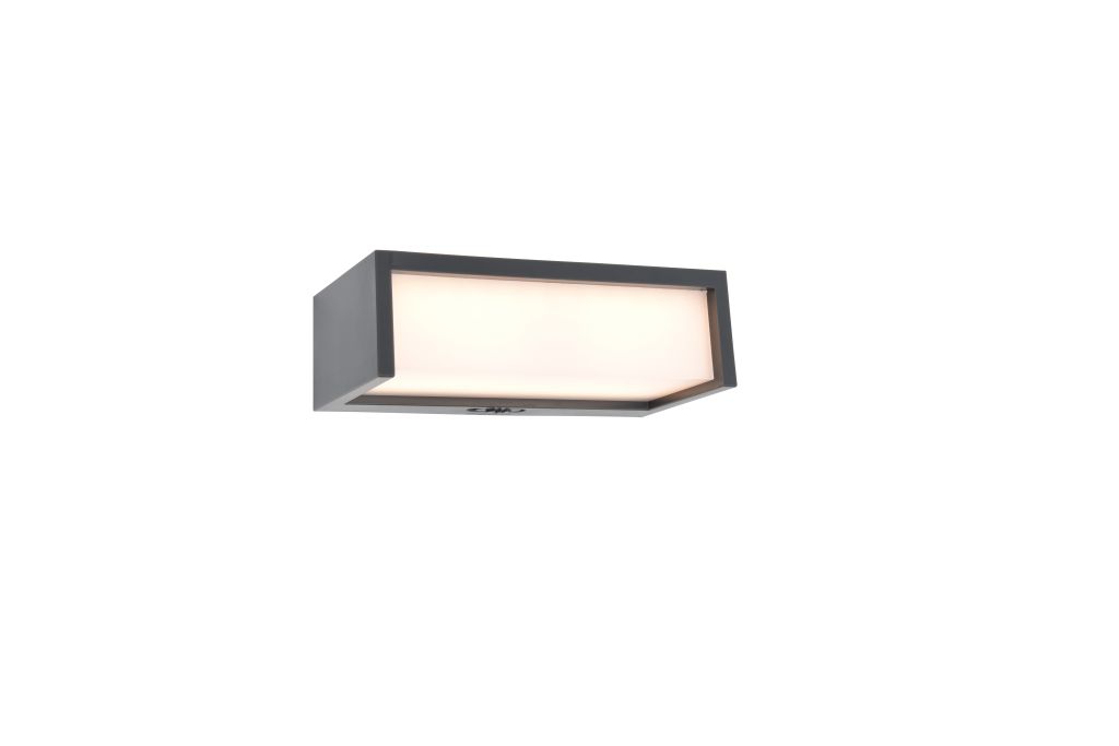 LUTEC ηλιακό φωτιστικό τοίχου LED TELIS σε σκούρο γκρι 6929701335