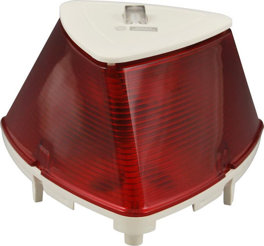 Olympia Electronics Αυτόνομη Σειρήνα Αναγγελίας Πυρκαγιάς με Φάρο BS-521/1