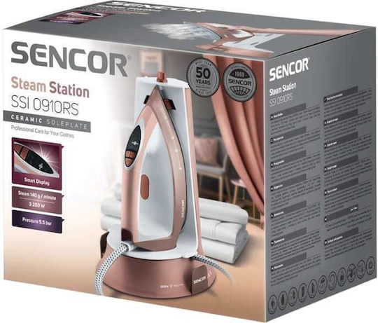 Sencor Σύστημα Σιδερώματος Πίεσης 5.5bar με Δοχείο 1.3lt SSI 0910RS - second view