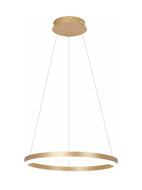 Sun Light Ρυθμιζόμενο Κρεμαστό Φωτιστικό Χρυσό LED με Ρυθμιζόμενο Λευκό Φως 51εκ. D88059/1