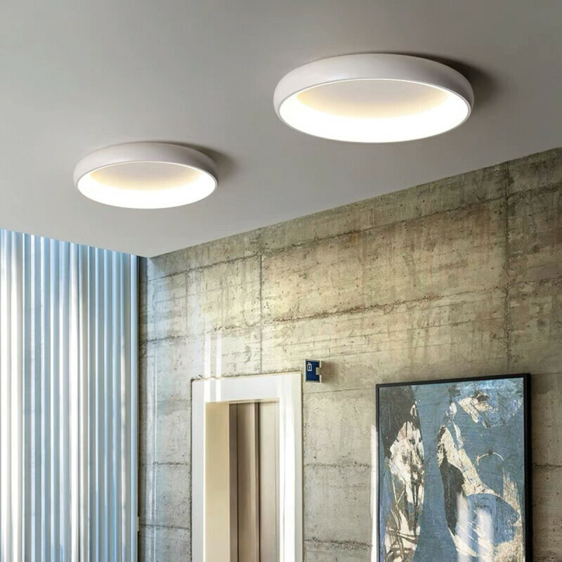 VK Lighting Πλαφονιέρα Οροφής 46εκ. Γκρι με Ενσωματωμένο LED VK/04416CE/AN/W/46 71164-017755