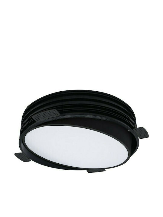 VK Lighting Στρογγυλό Χωνευτό LED Panel 30W με Θερμό Λευκό Φως 3000K 35.2εκ. VK/04348/B/W/35 64174-149721
