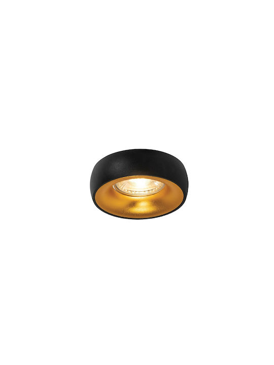 VK Lighting Χωνευτό Σποτ Μαύρο 8.5x8.5εκ. VK/03308/BG 64174-037108