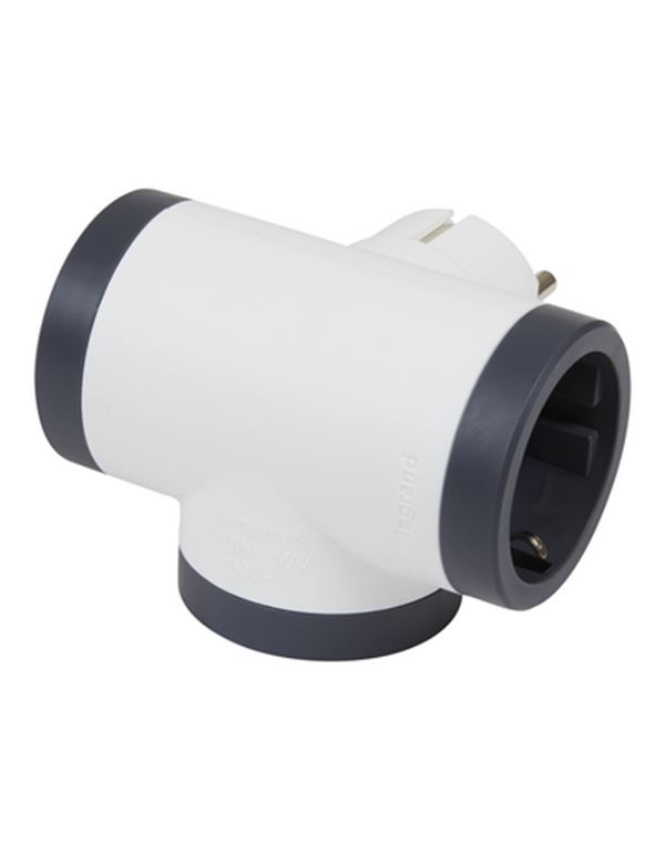 Legrand Αντάπτορας Ασφαλείας 3 Θέσεων Rotating 694521