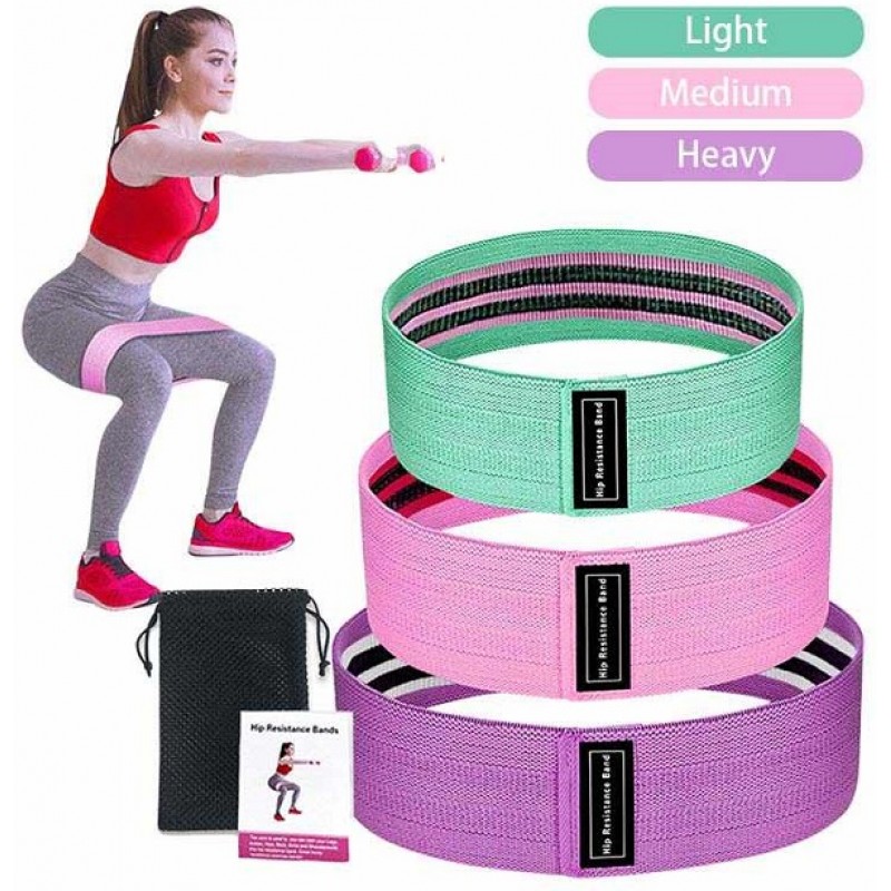 ΖΩΝΕΣ ΑΝΤΙΣΤΑΣΗΣ ΣΕΤ 3 ΤΕΜΑΧΙΩΝ / SF-603 HIP RESISTANCE BANDS (OEM) - μικρογραφία 4