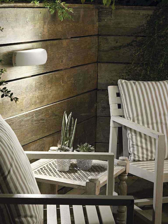Ideal Lux Giove Επιτοίχια Εξωτερική Πλαφονιέρα E27 IP54 Διπλής Δέσμης 33x10x8εκ. Κωδικός: 092188 - second view