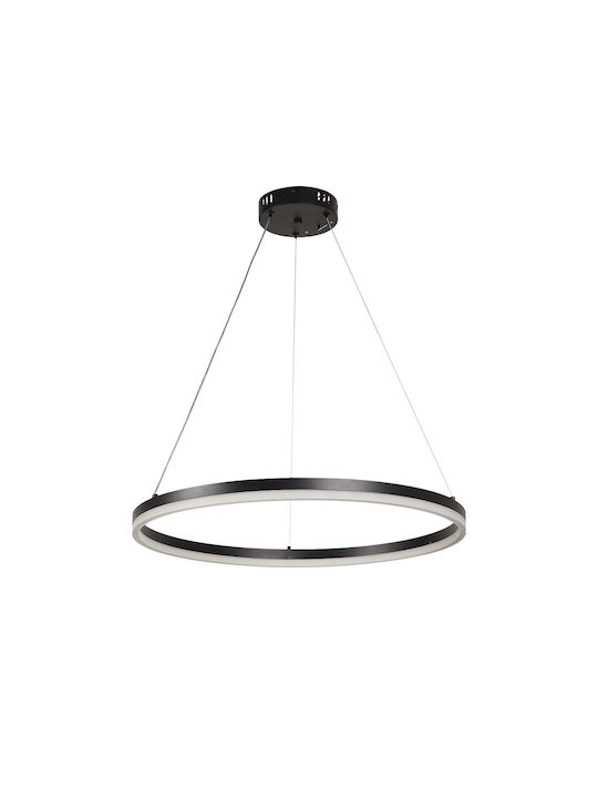 Inlight Κρεμαστό Φωτιστικό Μαύρο LED 60x75εκ. 6095-C-BLACK - second view