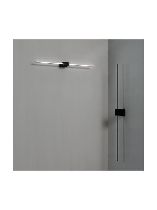 Ideal Lux Essence Φωτιστικό Τοίχου με Ενσωματωμένο LED και Θερμό Λευκό Φως 75x12εκ. 371689 - second view