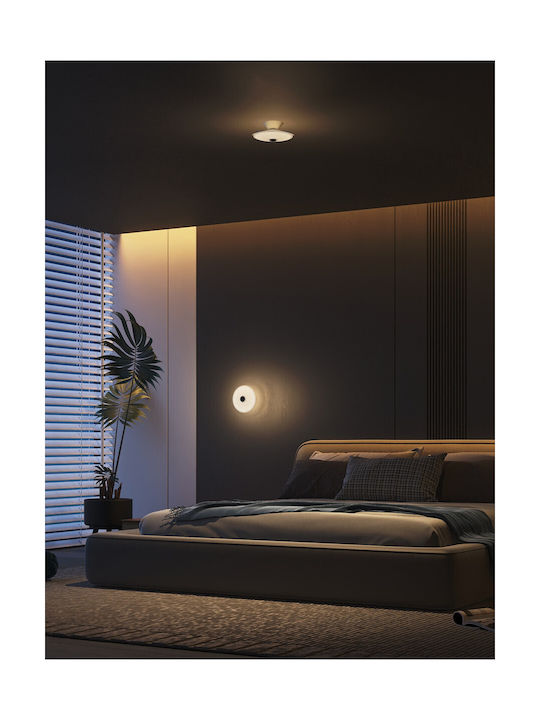 VK Lighting Φωτιστικό Τοίχου με Ενσωματωμένο LED και Θερμό Λευκό Φως 75169-016776 VK/04696/WA/D/W/W - second view