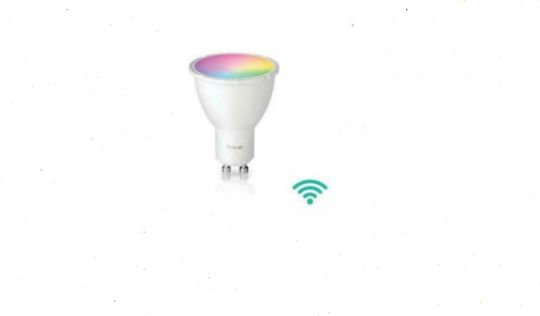 Fos me Smart Λάμπα LED 5W για Ντουί GU10 και Σχήμα PAR16 RGBW 300lm 44-05860