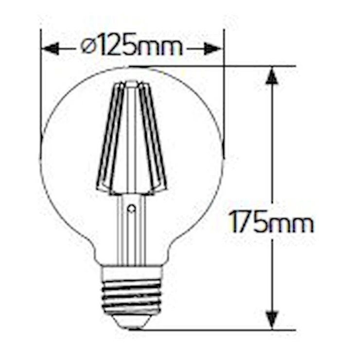 Geyer Λάμπα LED για Ντουί E27 Θερμό Λευκό 1521lm LFGNW2712 G125