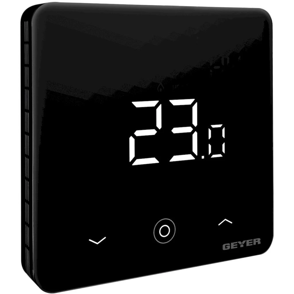 GEYER Θερμοστάτης χώρου Wi-Fi πίτοιχος Μαύρο WiFi thermostat 2 ΧΡΟΝΙΑ ΕΓΓΥΗΣΗ GS-THWH-B - second view