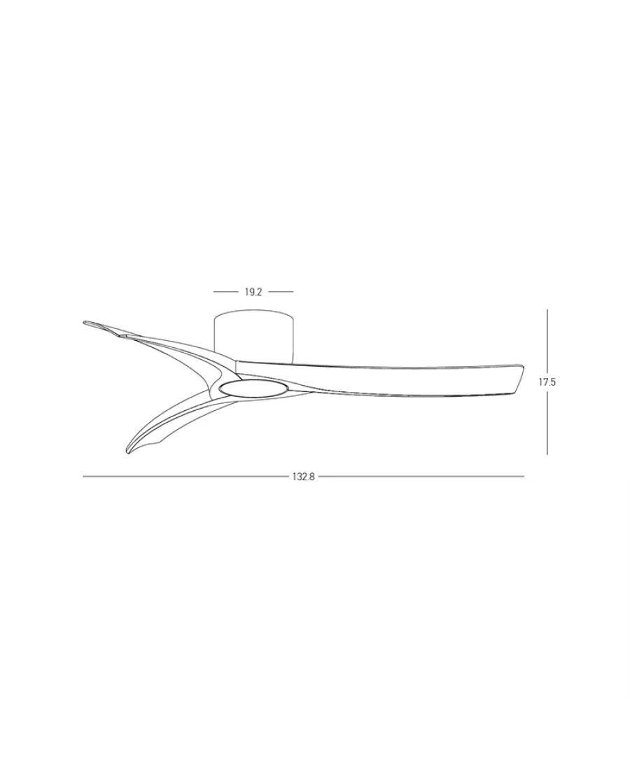 Zambelis Lights Ανεμιστήρας Οροφής 132cm με Τηλεχειριστήριο Λευκός 25396 - μικρογραφία 4