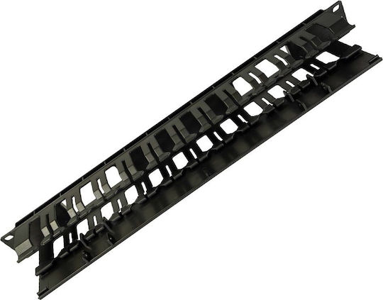 TELEVES 533160 – Cable Management Panel για Rack 19" 1U με μπροστινό κάλυμμα. - second view