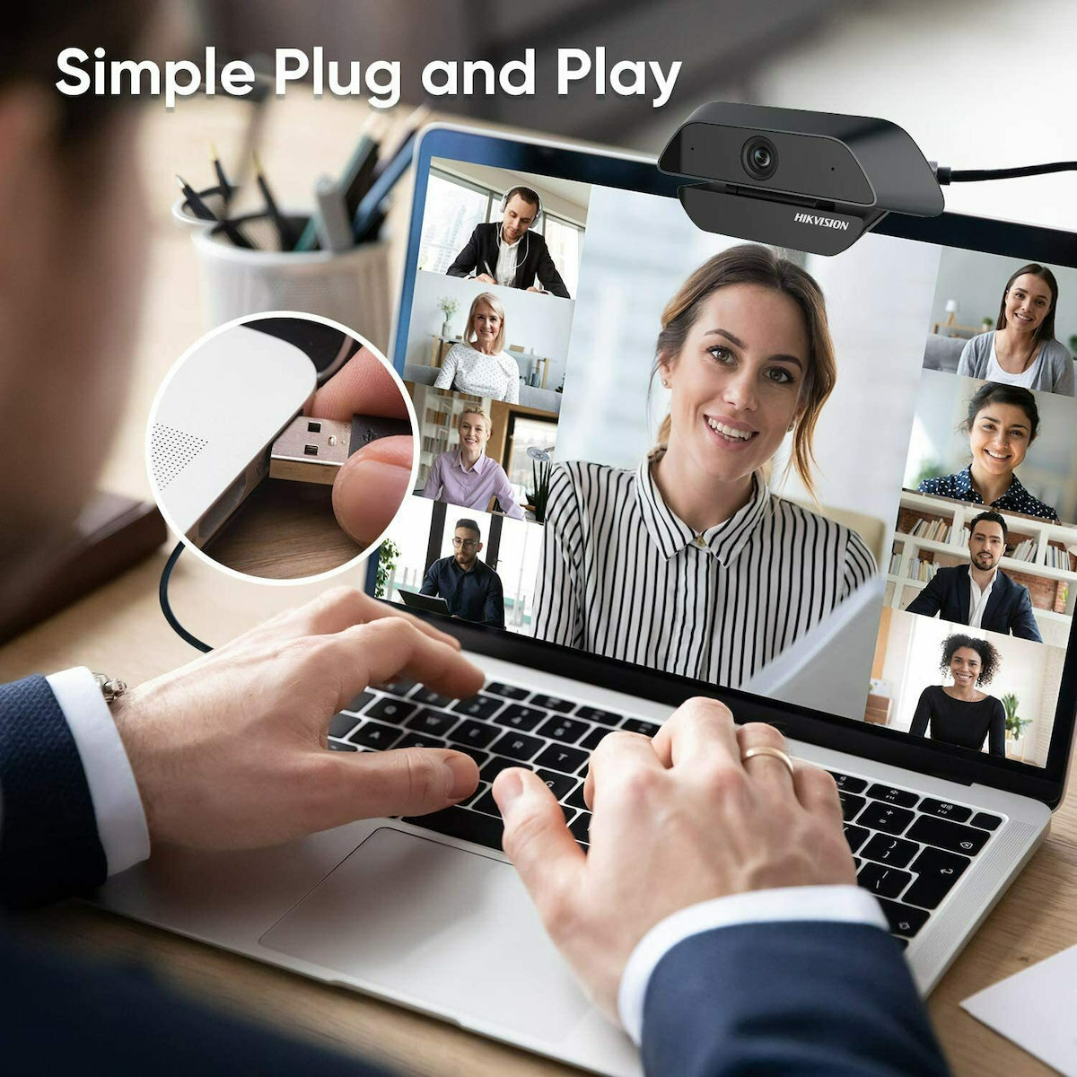 Hikvision DS-U12 Web Camera Full HD 1080p