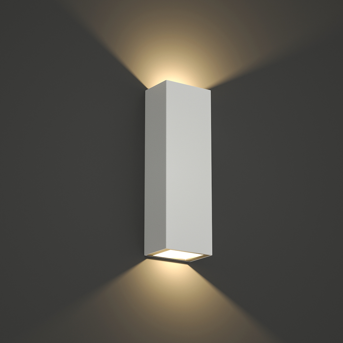 Inlight Lanier Επιτοίχιο Εξωτερικό Σποτ LED IP65 5W με Θερμό Λευκό Φως Διπλής Δέσμης 12x4.1εκ. 80201021