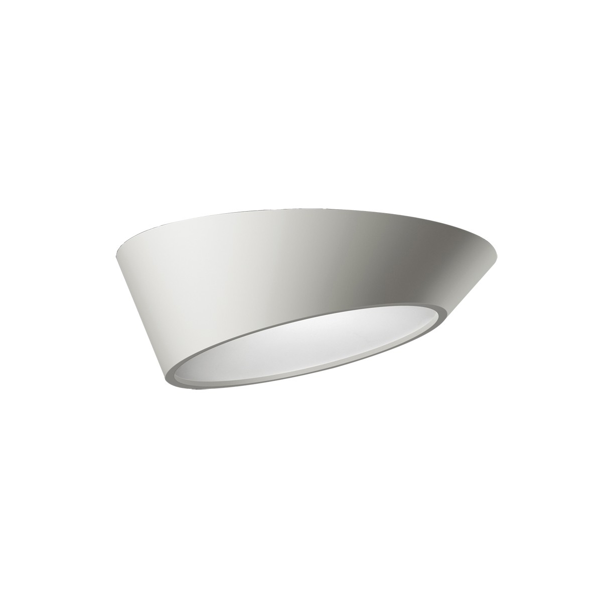 VK Lighting VK/04418CE/W/W/45 Μοντέρνα Μεταλλική Πλαφονιέρα Οροφής με Ντουί GU10 σε Λευκό χρώμα 45cm
