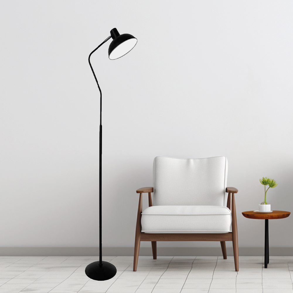 Inlight Φωτιστικό Δαπέδου με Ντουί για Λαμπτήρα E27 45029 BLACK