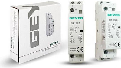 Ρελέ θερμοσυσσωρευτών 230V 25A AC 2NO GEYER ER225B