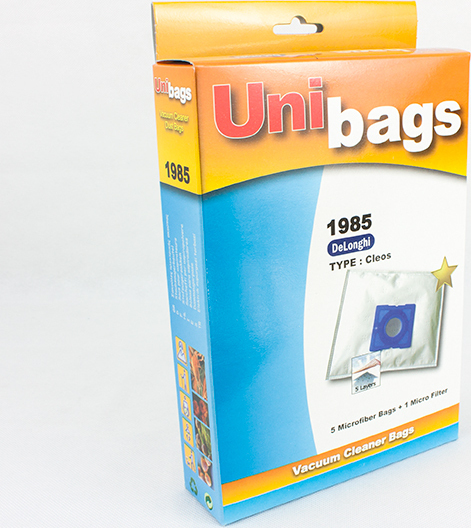 Σακούλες υφασμάτινες για HOOVER, PHILIPS, AEG, ALASKA. Unibags 1985
