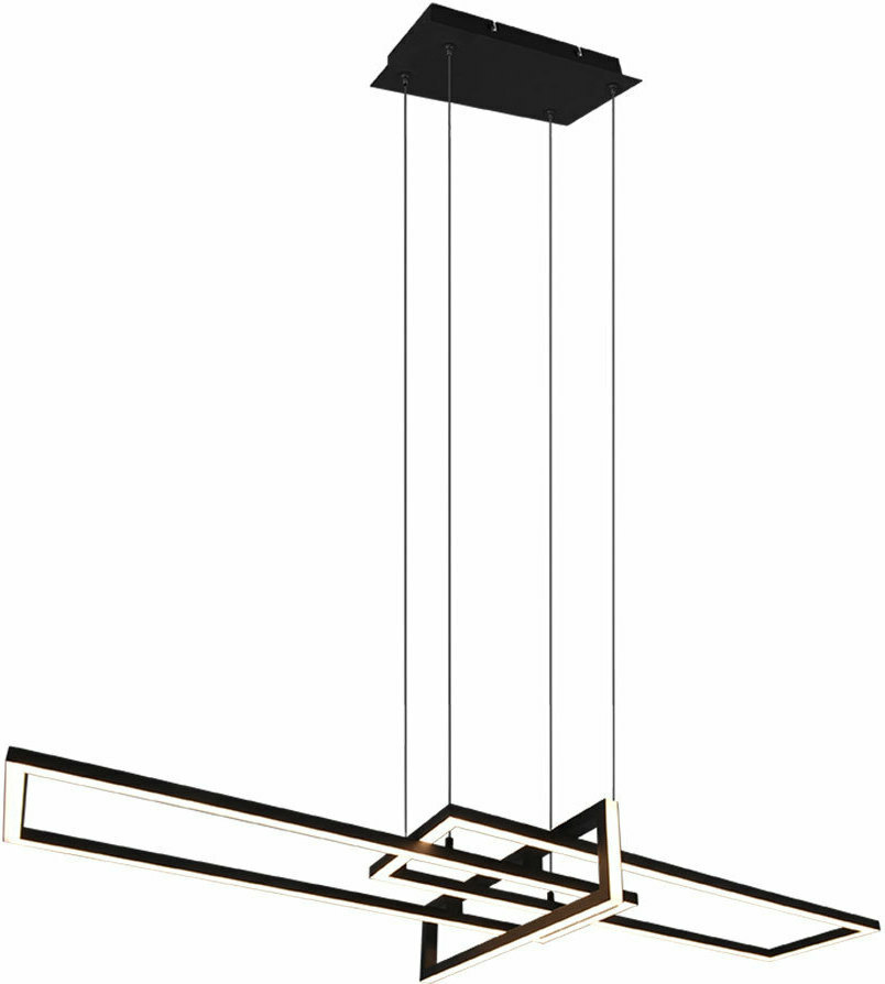 Trio Lighting Salinas Κρεμαστό Φωτιστικό Μοντέρνο LED Μαύρο 320310332