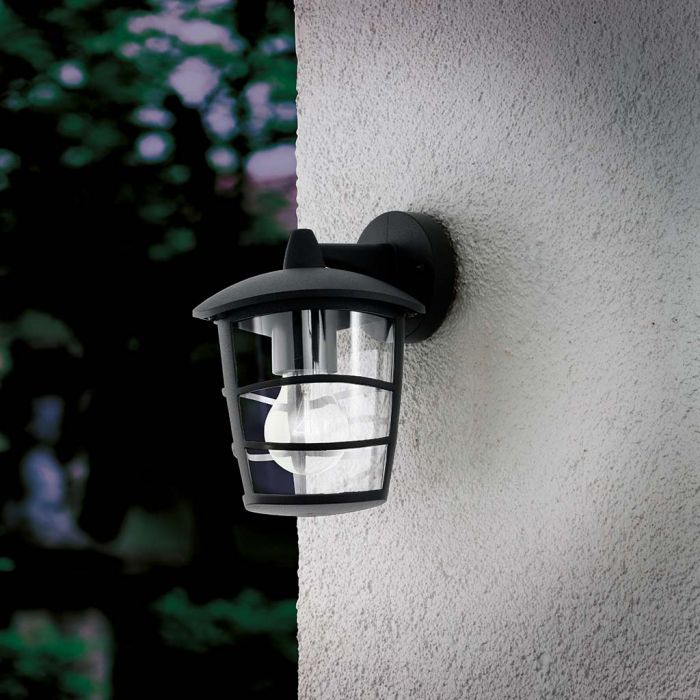 Eglo Aloria Επιτοίχιο Εξωτερικό Φωτιστικό Μαύρο 93098  - second view