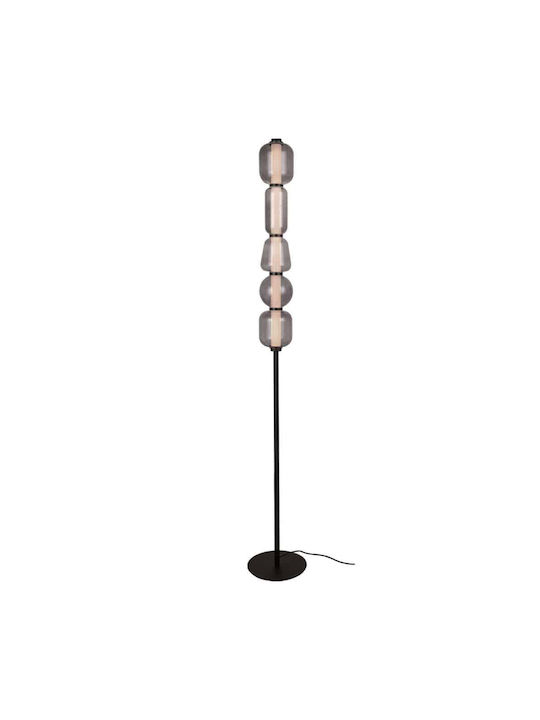 Zambelis Lights LED Φωτιστικό Δαπέδου Υ152xΜ22εκ. με Θερμό Λευκό Φως σε Μαύρο Χρώμα 23064