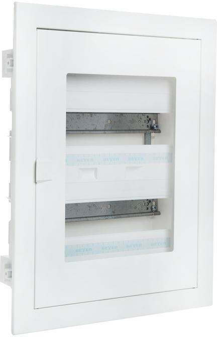 Geyer Ηλεκτρολογικός Πίνακας Χωνευτός, 2 Σειρών, 12 Στοιχείων VU232G