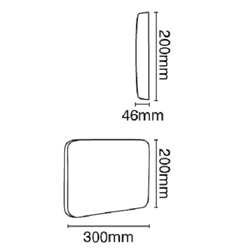 Επίτοιχο γύψινο φωτιστικό LED SMD5050 12V 3000K VK/09015 - second view