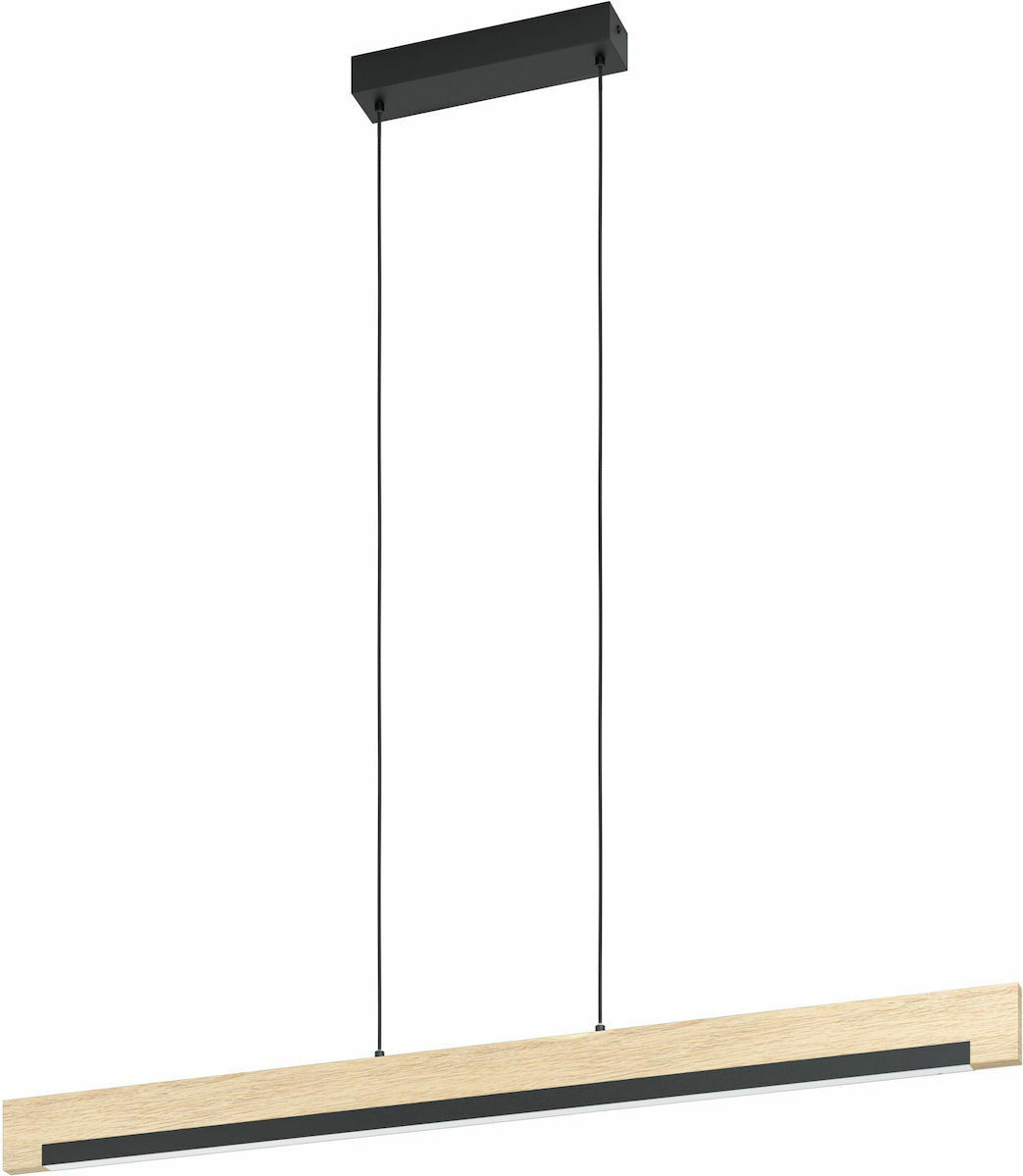 Eglo Camacho Κρεμαστό Φωτιστικό Μοντέρνο LED Dimmable Καφέ 99293