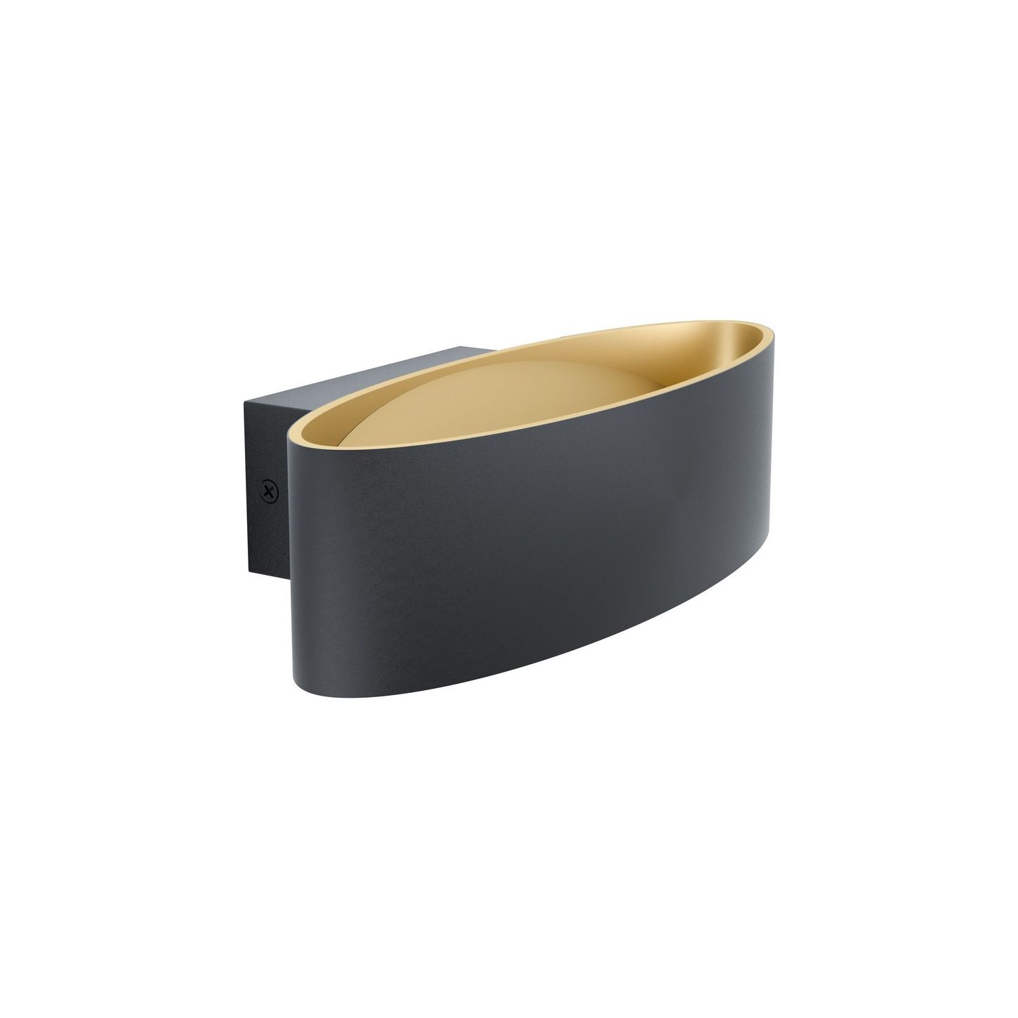 Φωτιστικό Τοίχου - Απλίκα Led Maccacari 98542 Black-Gold Eglo