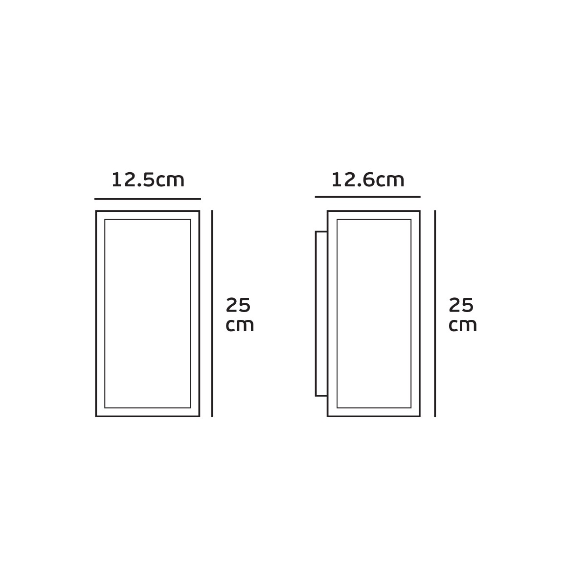 VK Lighting VK/02155/WA/AN/W Στεγανή Επιτοίχια Πλαφονιέρα Εξωτερικού Χώρου με Ενσωματωμένο LED σε Μαύρο Χρώμα - second view