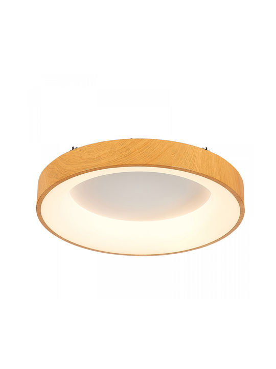 Inlight 42178Α Στρογγυλό Εξωτερικό LED Panel Ισχύος 58W με Φυσικό Λευκό Φως 56x56εκ. 