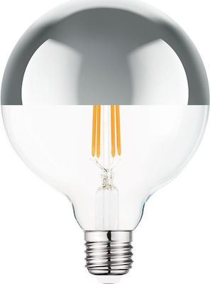 VK Lighting VK/05123/D/E/ST/W E27 G95 7W Θερμό Λευκό Filament Dimmable