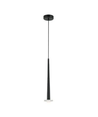 Zambelis Lights Μοντέρνο Κρεμαστό Φωτιστικό με Ενσωματωμένο LED σε Μαύρο Χρώμα 22110