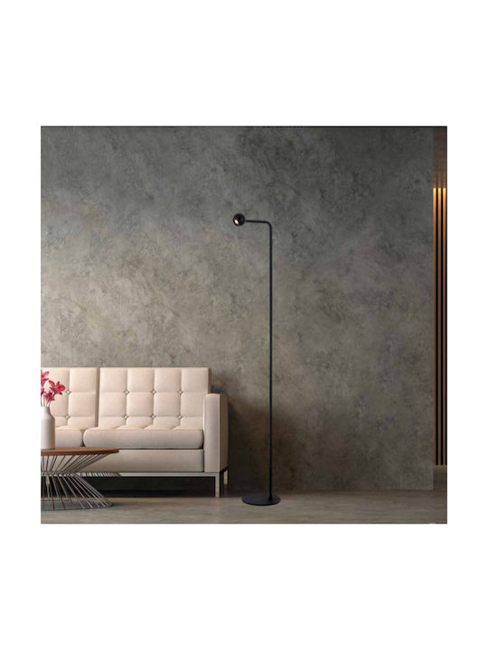Zambelis Lights Κλασικό LED Φωτιστικό Δαπέδου Υ155xΜ21εκ. με Θερμό Λευκό Φως σε Μαύρο Χρώμα 20109