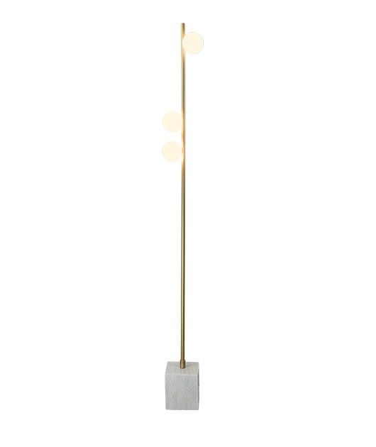 Zambelis Lights Μοντέρνο Φωτιστικό Δαπέδου Υ156xΜ15εκ. με Ντουί για Λαμπτήρα G9 σε Χρυσό Χρώμα 18179