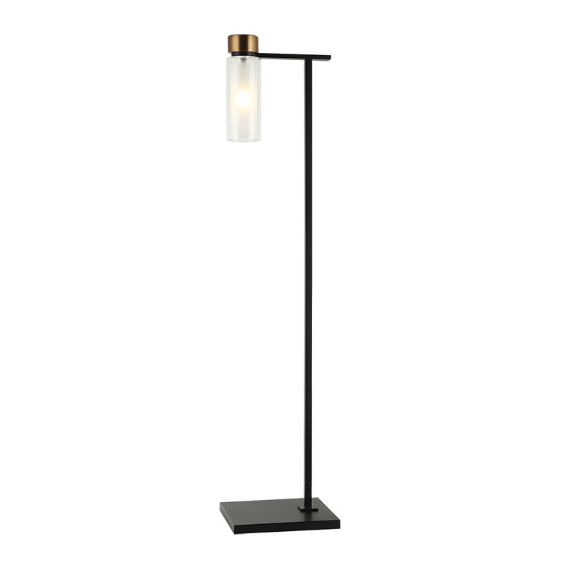 Zambelis Lights Μοντέρνο Φωτιστικό Δαπέδου Υ110xΜ24εκ. με Ντουί για Λαμπτήρα E14 σε Μαύρο Χρώμα 22136 - Κύρια εικόνα
