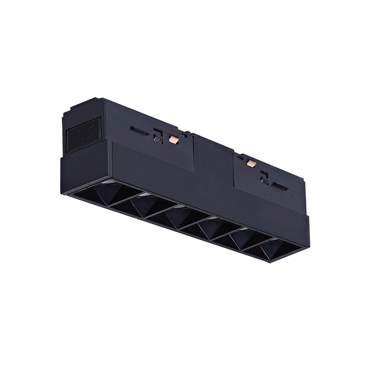 Φωτιστικό μαγνητικής ράγας 48V, LED, 9w, 3000K, 859lm, 24°, CRI>90, IP20, μαύρο VK/04366/B/6