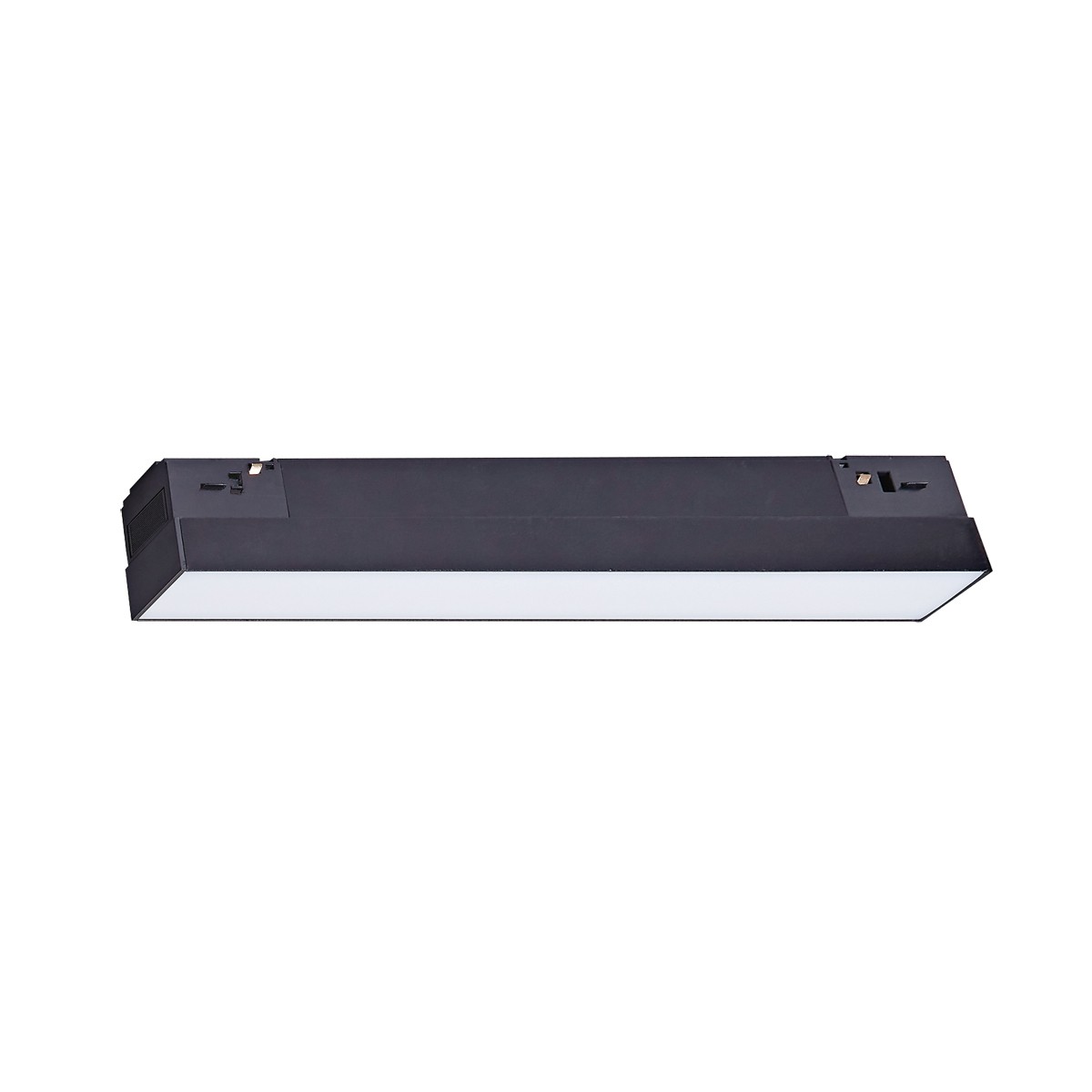 Φωτιστικό μαγνητικής ράγας 48V, LED 9w, 3000K, 490lm, 110°, CRI>90, IP20, μαύρο VK/04368/B/9