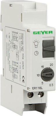 Geyer Αυτόματος Κλιμακοστασίου με Χρόνο Ρύθμισης έως 12min 16A ER116L