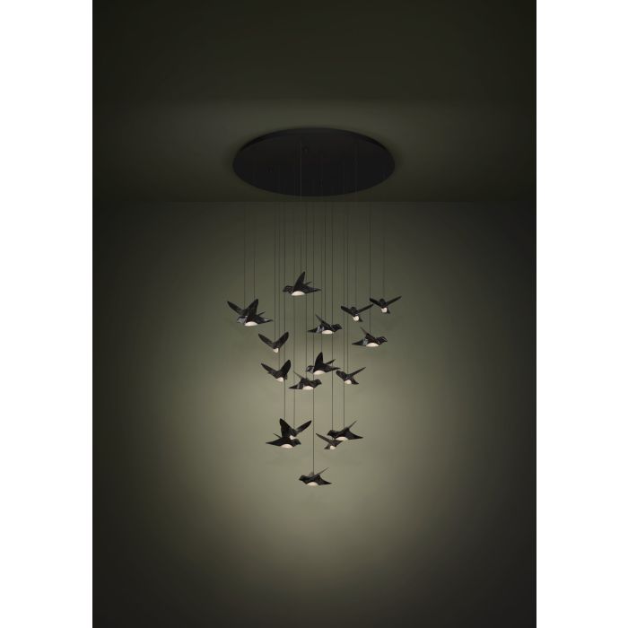 Eglo Paratebueno Κρεμαστό Φωτιστικό LED Μαύρο 390352